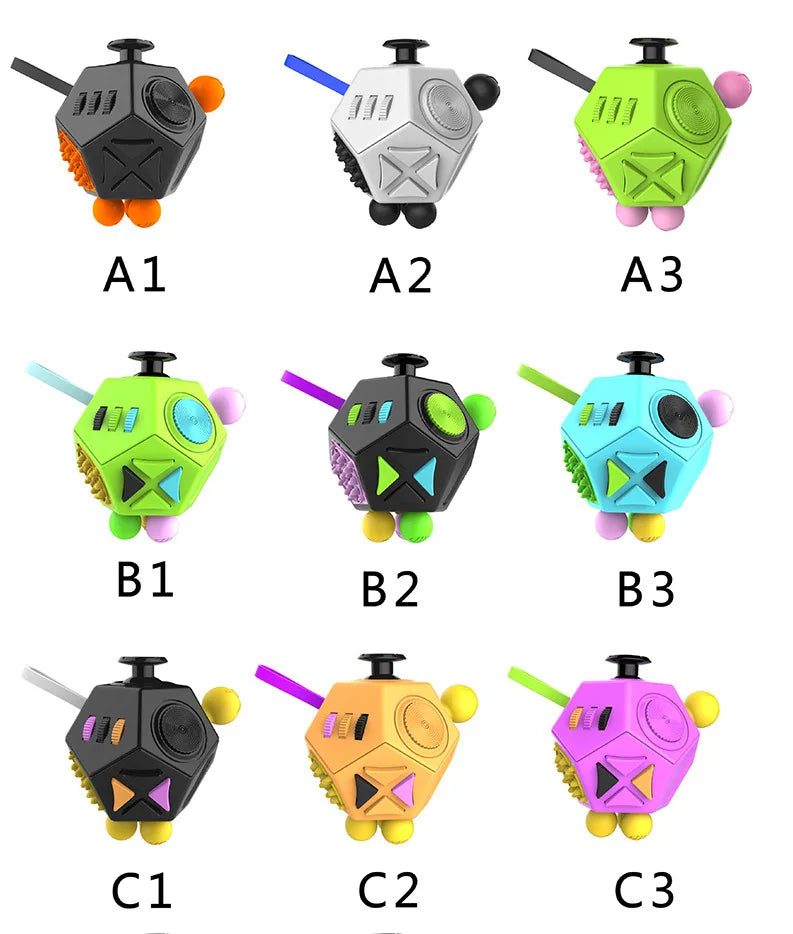 Load image into Gallery viewer, 12-Seitige Fidget Cube Spielzeuge
