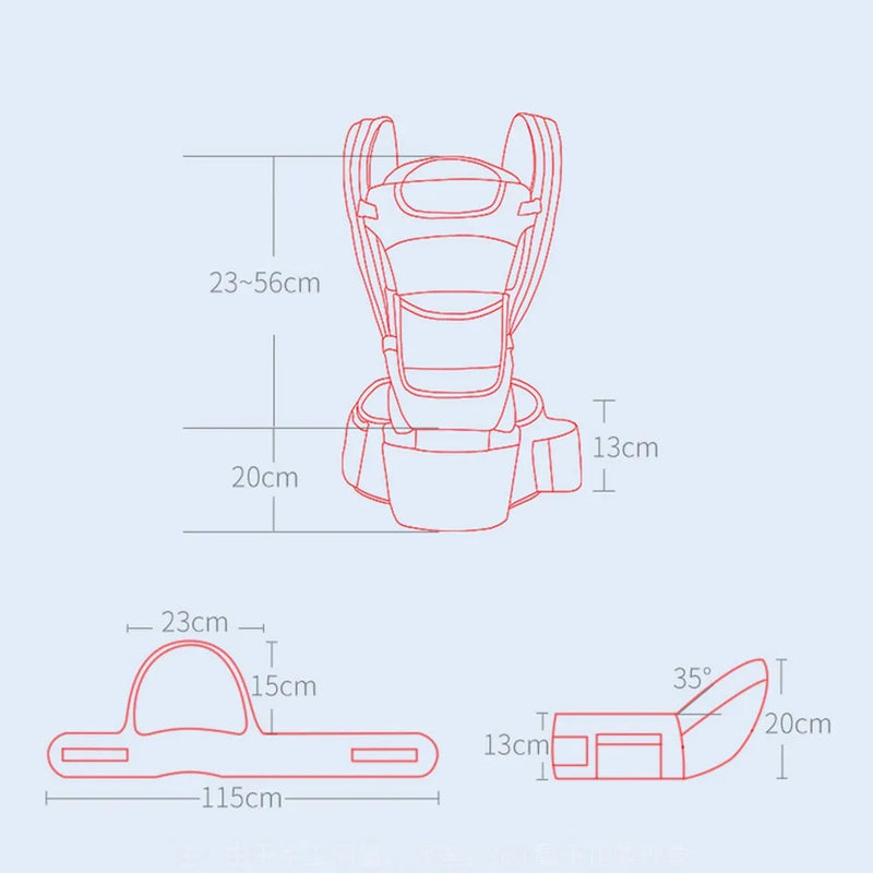 Load image into Gallery viewer, Ergonomischer Babytragerucksack für Neugeborene
