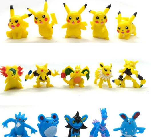 144 Mini Pokémon Figuren Set