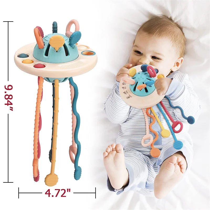 Load image into Gallery viewer, Montessori-Spielzeug für Babys: Zieh-Schnur-Sensory Toy
