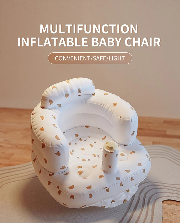 Load image into Gallery viewer, Aufblasbares Baby-Sofa: Multifunktionale Sitzgelegenheit für Kinder
