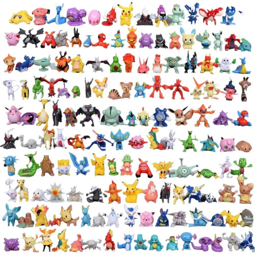 144 Mini Pokémon Figuren Set