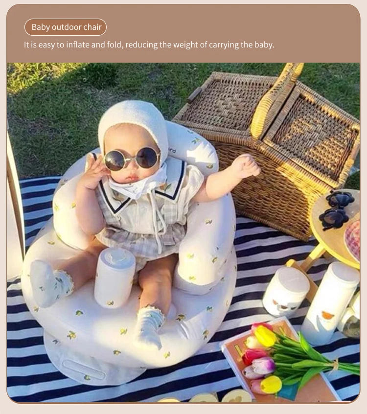 Load image into Gallery viewer, Aufblasbares Baby-Sofa: Multifunktionale Sitzgelegenheit für Kinder
