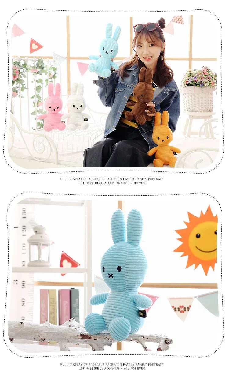 Load image into Gallery viewer, Kawaii Miffy Kaninchen Plüschspielzeug: Hochwertige Dekoration
