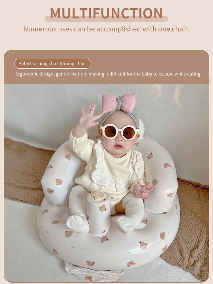 Load image into Gallery viewer, Aufblasbares Baby-Sofa: Multifunktionale Sitzgelegenheit für Kinder
